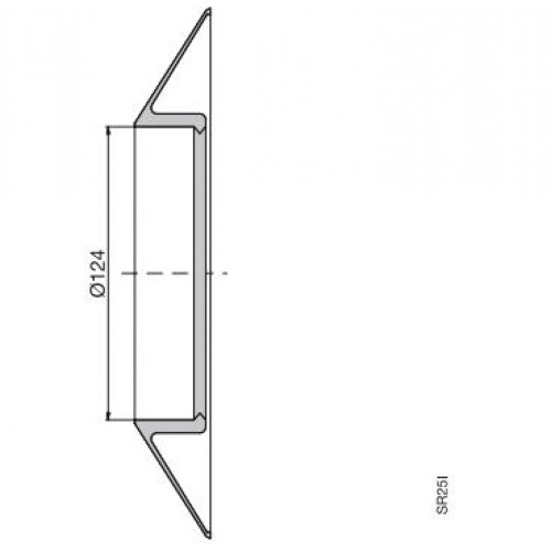 PROTHERM manžeta krycie priemer 125, (SR25M) 0020064550