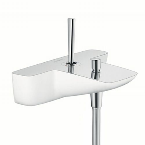 Hansgrohe PURAVIDA Páková vaňová batéria, biela / chróm 15472400