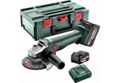 Metabo W 18 L 9-125 Q 2x5,2 Ah Akumulátorová uhlová brúska +MetaBox 165L 602249650