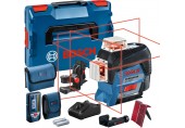 BOSCH GLL 3-80 C Líniový laser + LR 7 Prijímač laserového lúča+BM 1 Uni držiak 0601063R05