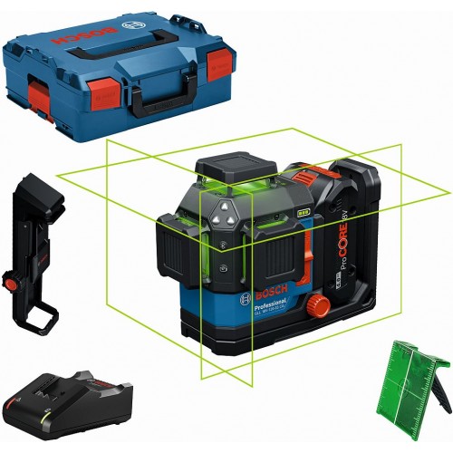 BOSCH GLL 18V-120-33 CG PROFESSIONAL Líniový laser, L-BOXX, 1× 18V 4,0 Ah 136 0601065100