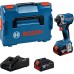 BOSCH GDR 18V-215 PROFESSIONAL Rázový uťahovač, 2x GBA 4.0Ah, L-BOXX 06019N2002