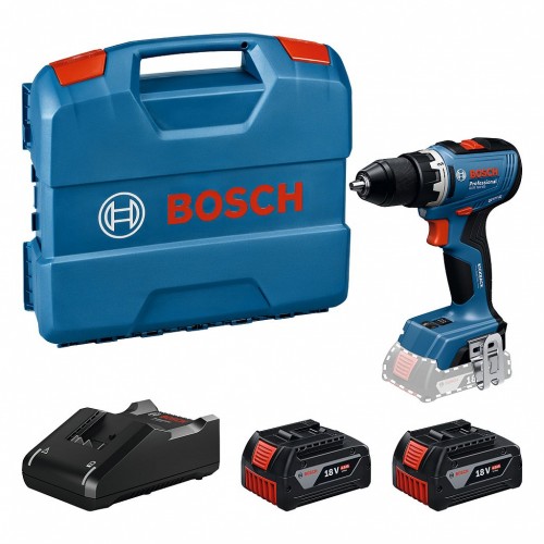 BOSCH GSR 18V-65 PROFESSIONAL Vŕtací skrutkovač, 2× GBA 4.0Ah, L-case 06019N3231