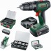 BOSCH UniversalImpact 18V + SystemBox Akumulátorový vŕtací skrutkovač, 2x 1.5Ah 06039D4107