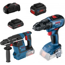 BOSCH Súprava: GSR 18V-50+GBH 18V-26+1x ProCORE 4,0Ah+1x ProCORE 8,0Ah 0615990N1X