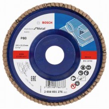 BOSCH Lamelový brúsny kotúč X431, Standard for Metal, 125 mm, 22,23 mm, 80 2608601276