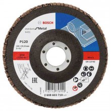 BOSCH Lamelový brúsny kotúč X431, Standard for Metal, 125 mm, 22,23 mm, 120 2608603719