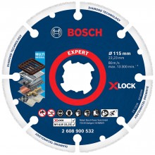 BOSCH Rezací kotúč EXPERT Diamond Metal Wheel X-LOCK, 115 x 22,23 mm 2608900532