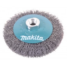 Makita miskovitá kefa z oceľového drôtu, vlnitý drôt 0,3 mm, 115 mm D-39849