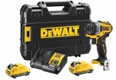 DeWALT DCF601D2 Aku skrutkovač 1/4" (8Nm/12V/2x2,0Ah) kufor Tstak