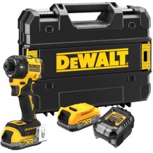 DeWALT DCF870E2T Aku rázový uťahovač PowerStack (1/4"/56Nm/18V/2x1,7Ah) Tstak