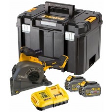 DeWALT DCG200T2 Aku drážkovačka do muriva XR FlexVolt (54V/2x6,0Ah/125mm) kufor Tstak