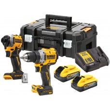 DeWALT DCK2051H2T Aku sada (DCD800+DCF850+18V/2x5,0Ah PowerStack) Tstak