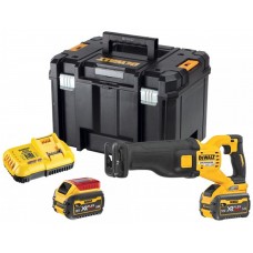 DeWALT DCS389X2 Aku mečová píla XR FlexVolt (54V/2x9,0 Ah) Tstak box