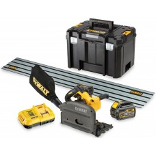 DeWALT DCS520T2R Aku ponorná kotúčová píla 165mm, FlexVolt (2x6,0 Ah 54V) + lišta 1,5m