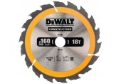 DeWALT DT1931 Pílový kotúč Construction 160 x 20 mm, 18 zubov, ATB 20°