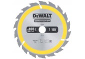 DeWALT DT1933 Pílový kotúč Construction 165 x 20 mm, 18 zubov, ATB 20°