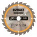 DeWALT DT1949 Pílový kotúč 165 x 20 mm, 24 zubov, ATB 20°