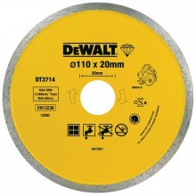 DeWALT DT3714 Diamantový kotúč 110 x 20 mm na rezanie dlaždíc