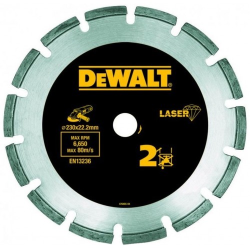 DeWALT DT3773 Diamantový kotúč na abrazívny materiál a beton, pre suché rezanie, 230 mm