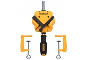 DeWALT DWHT83853-0 Rohová svorka s stolovými svorkami, zvieracie sila 113 kg