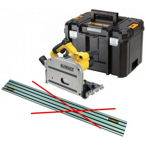 BAZÁR DeWALT DWS520KTR ponorná píla s 1,5m (1300W/165mm) s vodiacou lištou 1,5m, Tstak