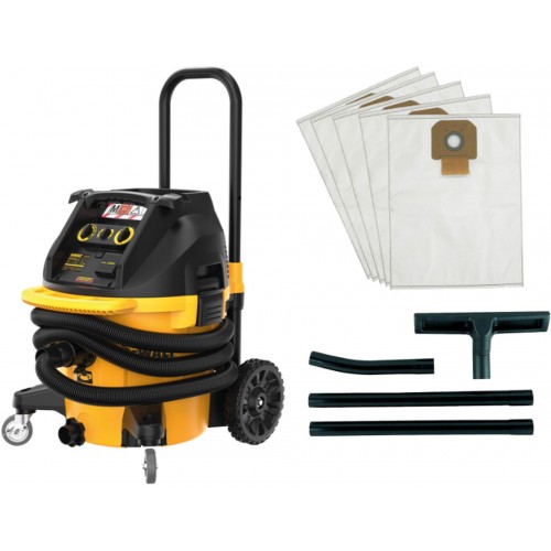 DeWALT DWV905MKIT Priemyselný mokro-suchý vysávač, trieda M, 38 l