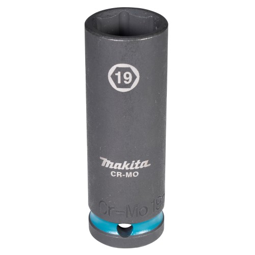 Makita E-16499 kľúč nástrčný predĺžený 1/2", štvorhran, IMPACT BLACK, 19mm