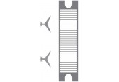 Kermi Horný kryt pre Typ 22, stavebná délka 700 mm ZA01530005