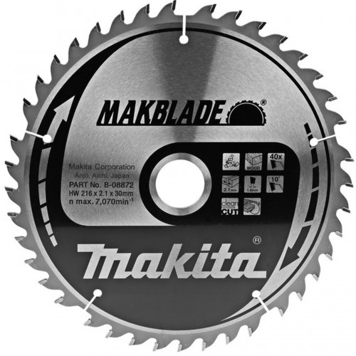 Makita B-32683 kotúč pílový drevo Makblade 216x2.1x30mm 40Z = old B-08872