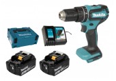 Makita DHP485RTJ Aku bezuhlíkový príklepový skrutkovač Li-ion (2x5,0Ah/18V) Makpac