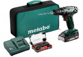 Metabo BS 18 Set Aku vŕtací skrutkovač (48Nm/18V/1x2,0Ah) taška 602207580