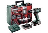 Metabo BS 18 L Set Aku vŕtací skrutkovač (50Nm/18V/2x2,0Ah) kufor 602321870