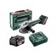 Metabo W 18 7-125 Aku uhlová brúska (18V/2x4,0Ah/125mm) +MetaBOX 602371510