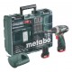 Metabo PowerMaxx BS Basic Akumulátorový skrutkovač(12V/2x2,0Ah) mobilná dielňa 600080880