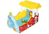 BESTWAY Fisher-Price Nafukovacia lokomotíva s loptičkami 132 x 94 x 89 cm 93537