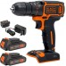 Black & Decker BDCDC18B Aku vŕtačka Li-Ion (2x1,5Ah/18V) 10,3/30Nm