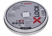 BOSCH X-LOCK Standard for Inox Plochý rezný kotúč, 115×1×22,23 mm, 10ks 2608619266