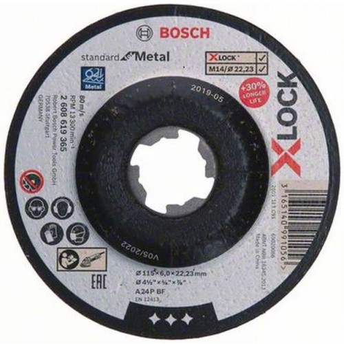 BOSCH X-LOCK SFM kotúč, 115 × 6 mm T27 2608619365