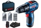 BOSCH GSB 12V-30 PROFESSIONAL Akumulátorový kombinovaný skrutkovač, 12V 2x2.0Ah 06019G9101