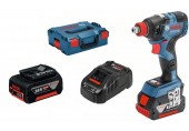 BOSCH GDX 18V-200 C Akumulátorový rázový skrutkovač + 2x GBA 18V 5.0Ah 06019G4201