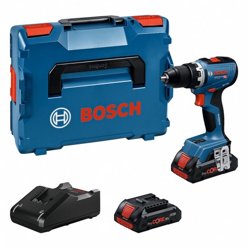 BOSCH GSR 18V-65 PROFESSIONAL Vŕtací skrutkovač, 2× ProCORE 4.0Ah, L-Boxx 06019N3206