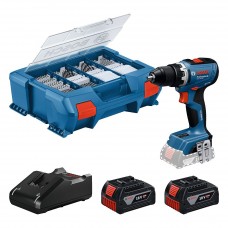 BOSCH GSR 18V-65 PROFESSIONAL Vŕtací skrutkovač, 2×GBA 4.0Ah, L-Boxx 06019N3207