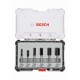 BOSCH Sada frézovacích bitov, 6 ks, rovný 6 mm driek 2607017465