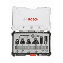 BOSCH Sada frézovacích bitov, zarovnávanie a zaobľovanie, 8 mm driek 2607017469