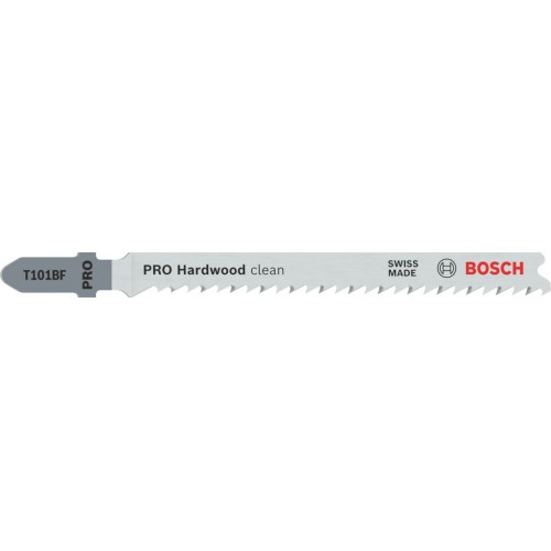 BOSCH List do priamočiarej píly PRO Hardwood clean T101BF, 100 mm, 5 ks 2608634234