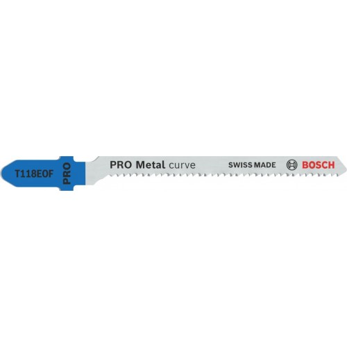 BOSCH List do priamočiarej píly PRO Metal curve T118EOF, 83 mm, 5 ks 2608634237