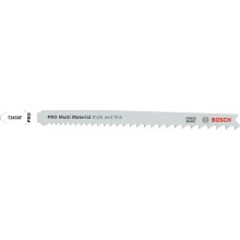 BOSCH Listy do priamočiarej píly PRO Multi Material thick and thin T345XF, 132 mm, 5 ks