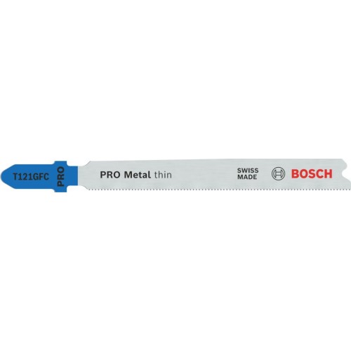 BOSCH List do priamočiarej píly PRO Metal thin T121GFC 92 mm, 5 ks 2608655104