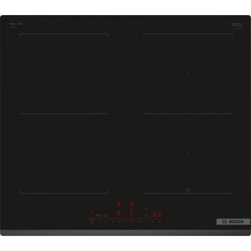 Bosch Séria 6 Indukčná varná doska 60 cm čierna, inštalácia na pracovnú dosku PVQ631HC1E